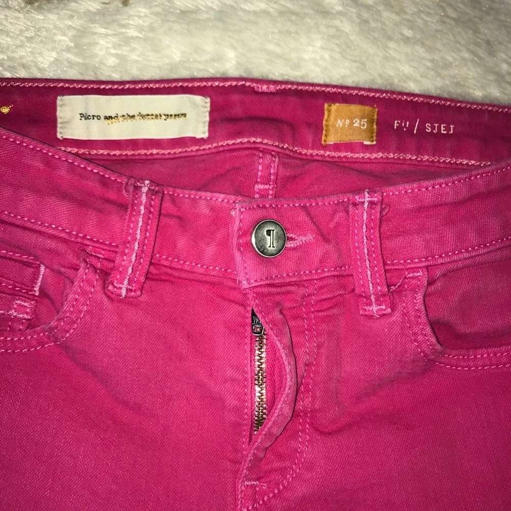 Pilcro by Anthropologie pink denim shorts